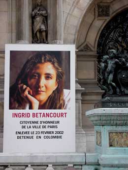 Ingrid Betancourt Hôtel de Ville Paris
