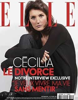 Cécilia Sarkozy cover Elle