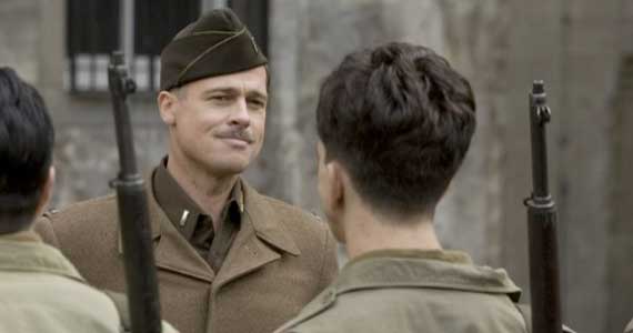 Brad Pitt in Ingloious Basterd van Quinten Tarantino