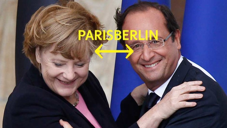 Angela Merkel & François Hollande